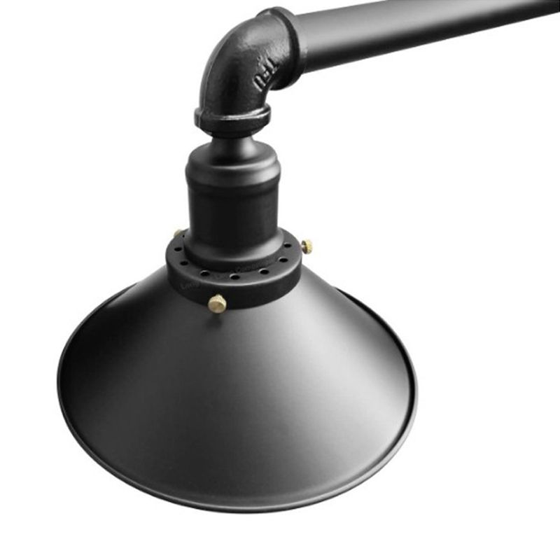 Metal Cone Island Linear Colgante Industrial Comedor de la isla de la isla de la isla