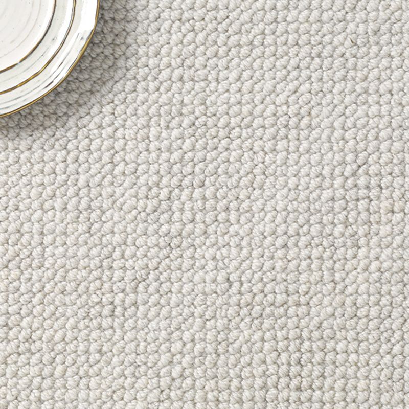 Grey Solid Color Area Rug Modern Polyester Area Carpet Easy Care Rug for Living Room