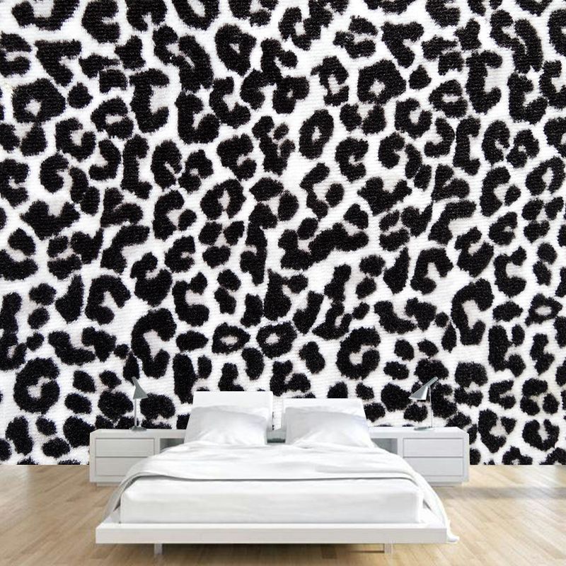 Papier peint Mural imprimé léopard couleur Pastel, décoration murale moderne antitache pour salle de repos