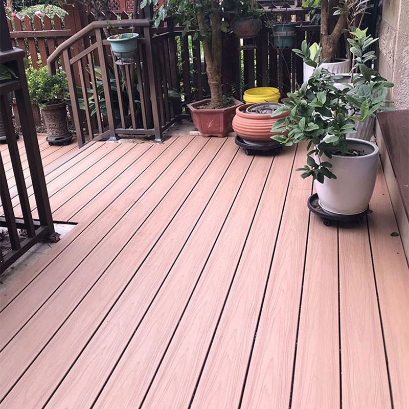 Embossed Nailed Decking Tiles Composite 118" x 5.5" Tile Kit Outdoor Patio