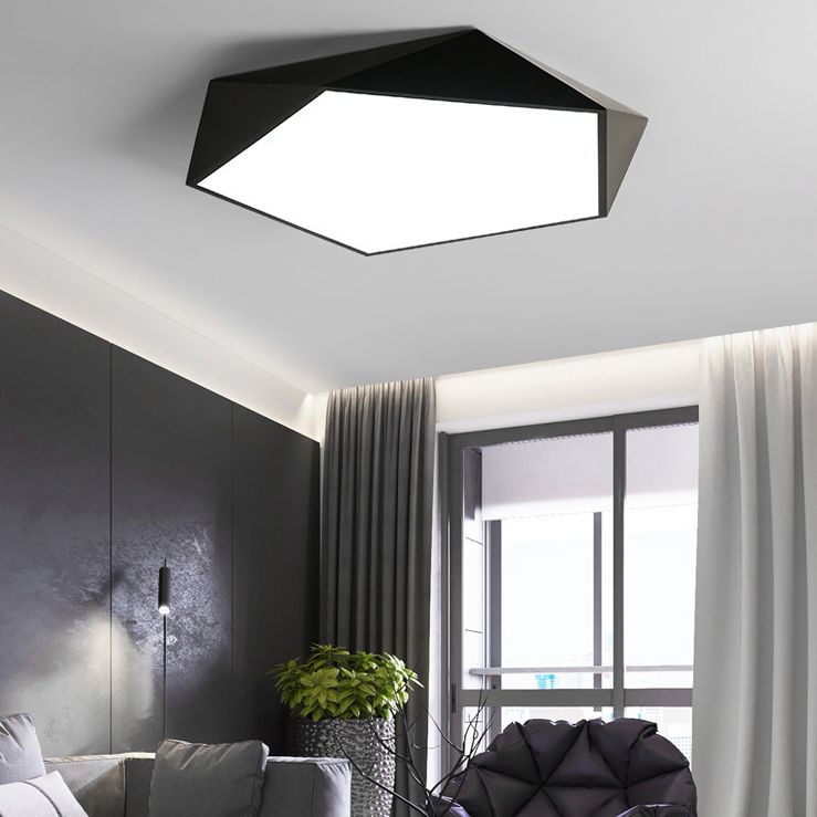 Nordic Macaroon Flush Mount ha condotto la luce creativa Geometria Flush Mount Illuminazione per la camera da letto