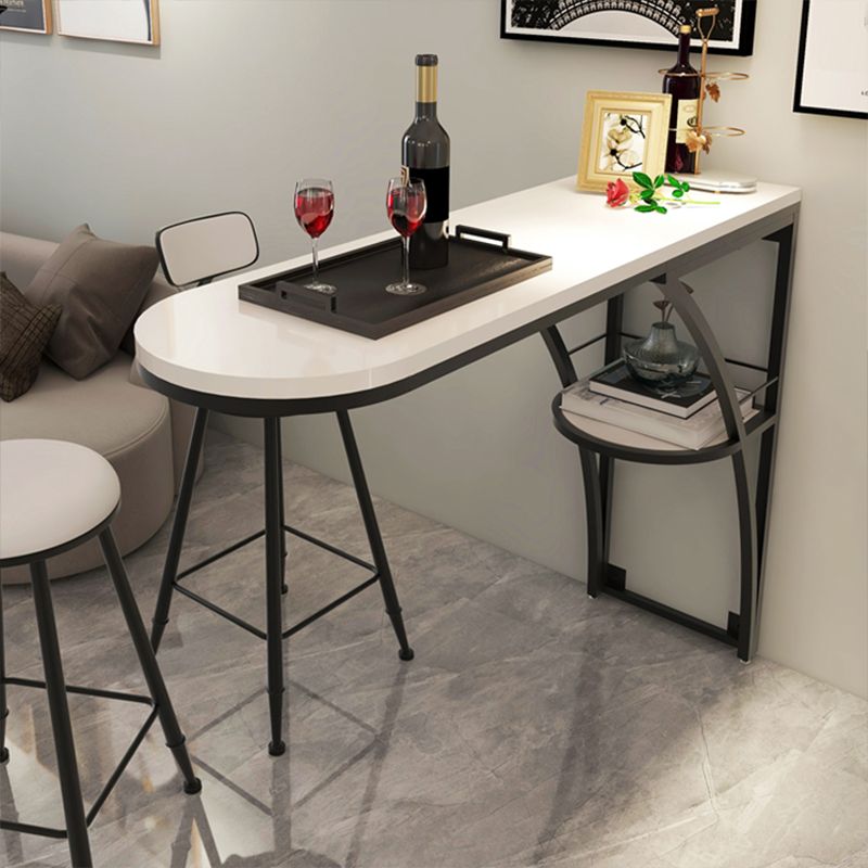 Modern Rectangle Wood Counter Table 1/3 Pieces Bar Table Set for Living Room