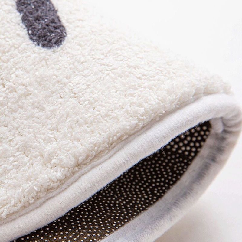 Flower Shaped Rug Indoor Rug Anti-Slip Washable Easy Care Area Carpet for Bedroom