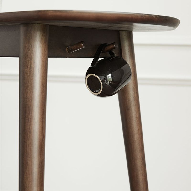 Industrial Wood Trestle Bar Table Specialty Indoor Bistro Table - 53" x 18" x 40"