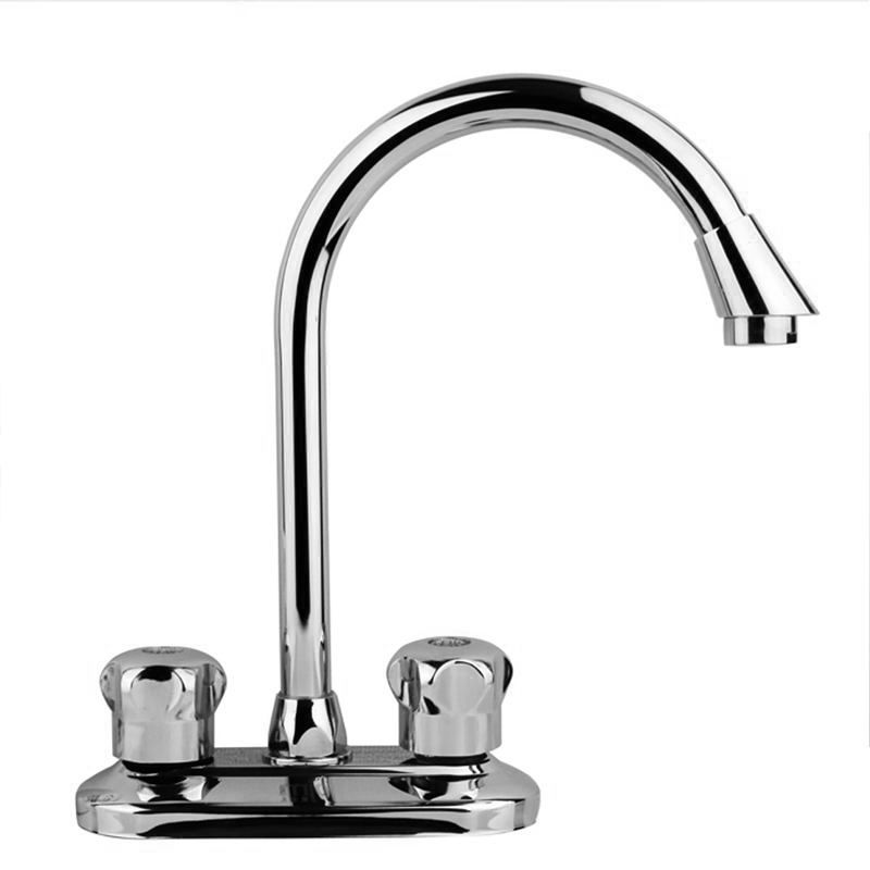 Modern Style Kitchen Faucet Gooseneck Countertop Installation Kitchen Faucet