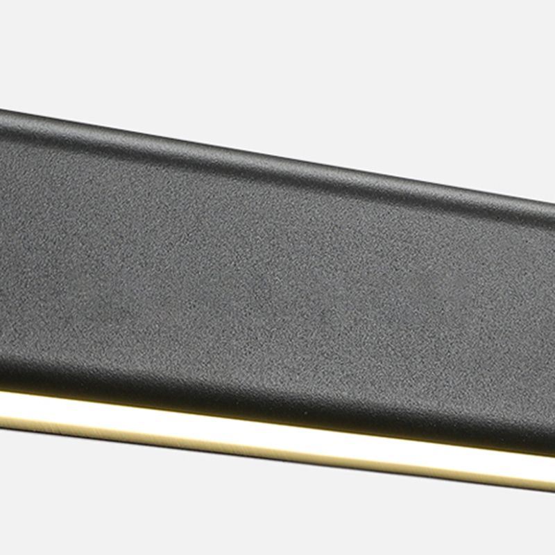 1 Light Linear Island Light Fixture Modernism Metal Island Pendant Lights