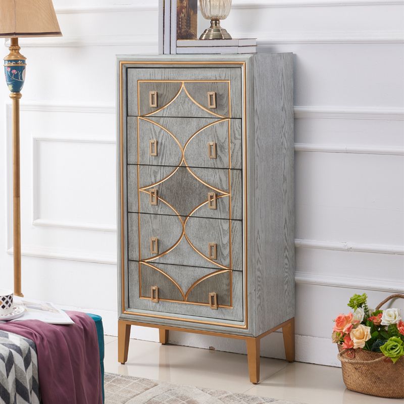 14.82-inch Width Modern Storage Chest Dresser Manufactured Wood Storage Chest