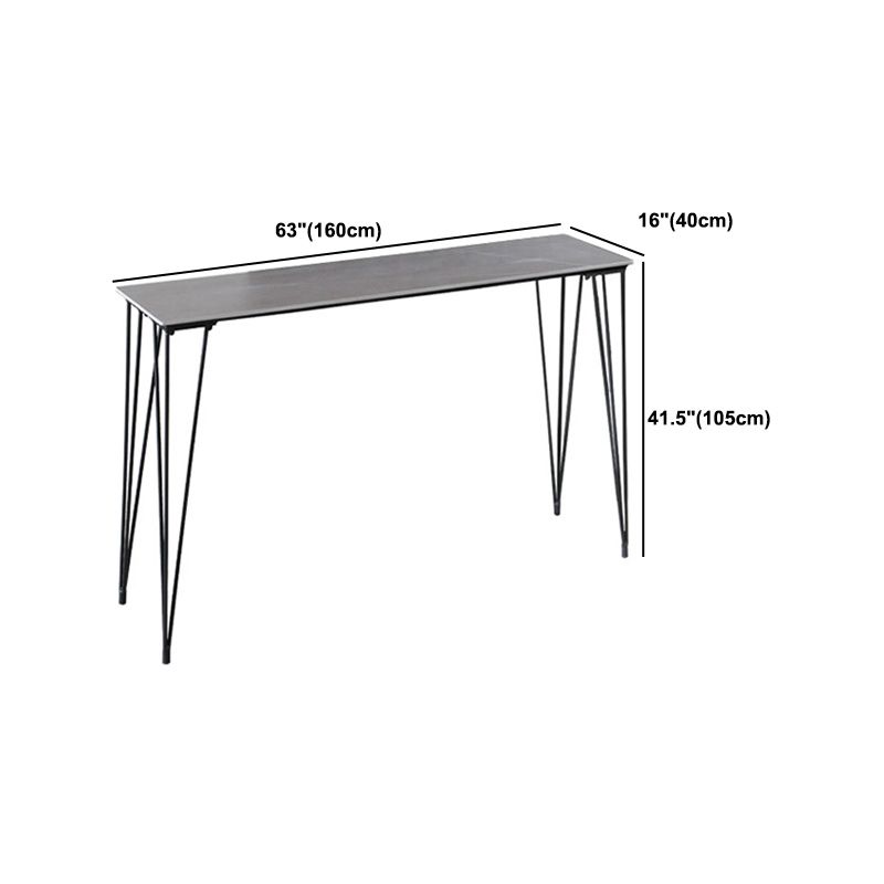 1/2/3/5 Piece Matte Finish Pub Dining Set Modern Sintered Stone Bar Table Set