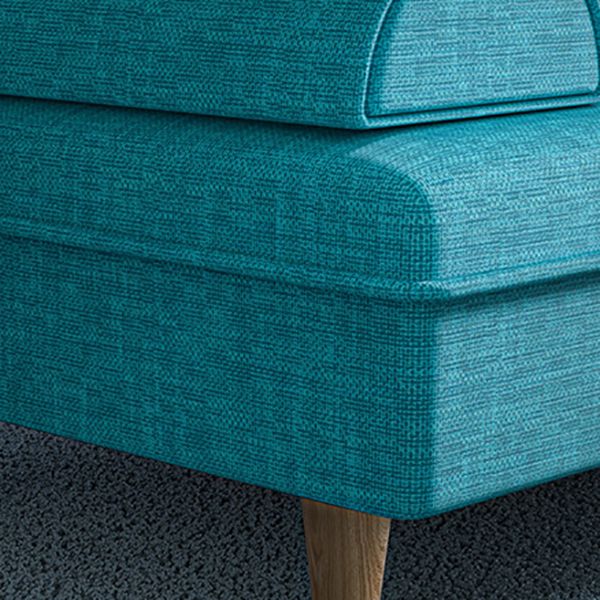 Linen Contemporary Armless Adjustable Sofa Convertible Sofa for Living Room, Apartment
