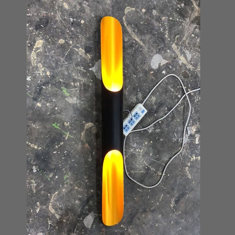 Moderne einfache lineare Wandmontage 1-Licht-Aluminiumwandlampe für Wohnzimmer