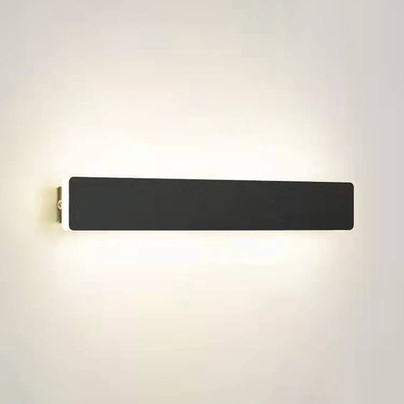 Linearer Schatten Metall Wandleuchten moderner Stil 1-Licht-Wandmontage Licht