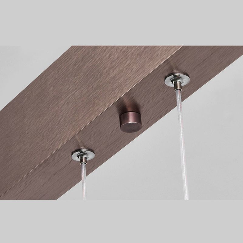 Luces colgantes de metal modernos de iluminación colgante cuadrado