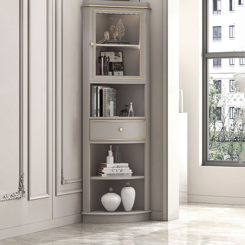 Modern Stain Resistant Chest Solid Wood Side Cabinet with Drawer