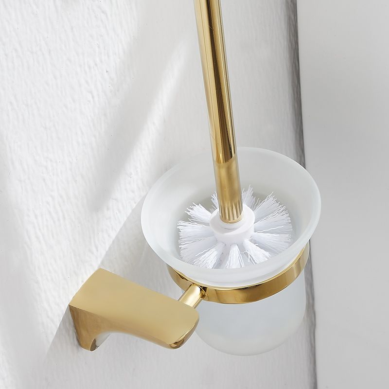 2 Piece Metal Bathroom Accessory Set Traditional Toilet Brush and Holder Set