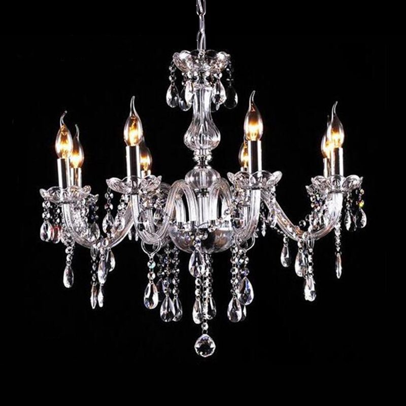 Chandelier de lustre de style bougie à la bougie