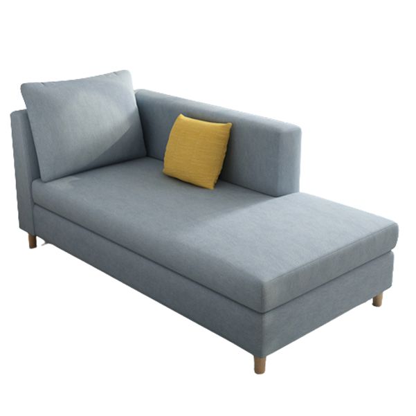 Nordic Recessed Arms Chaise Lounge with Cushioned for Bedroom and Living Room