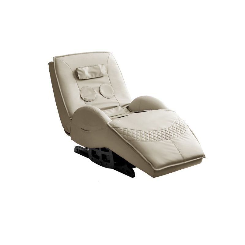 Leather Solid Color Standard Recliner Massage Recliner Chair