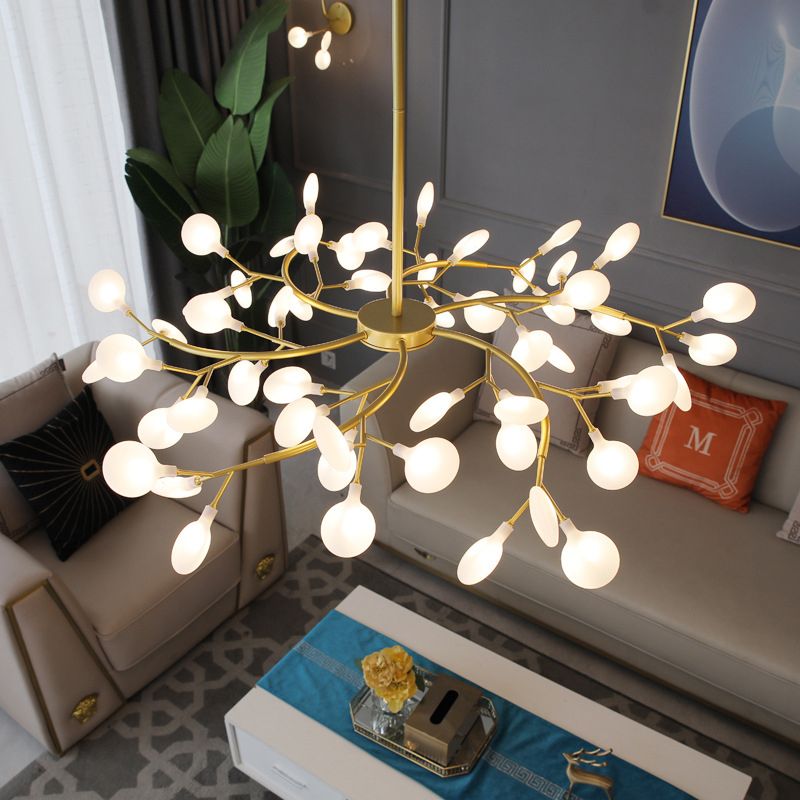 Brancati il ​​lampadario del soffitto del soggiorno metallo il lampadario minimalista del lampadario