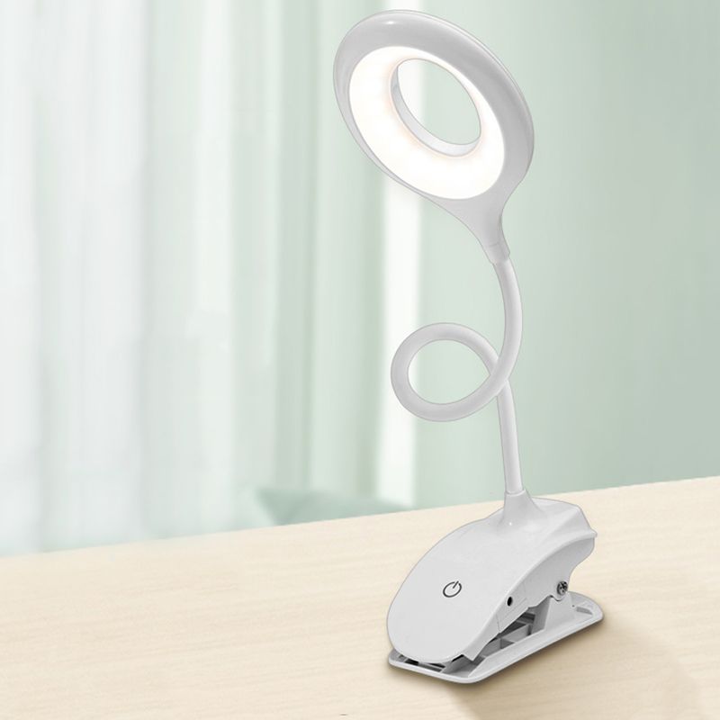 Éclairage de bureau en plastique circulaire LED ÉTUDE BLANC NORC