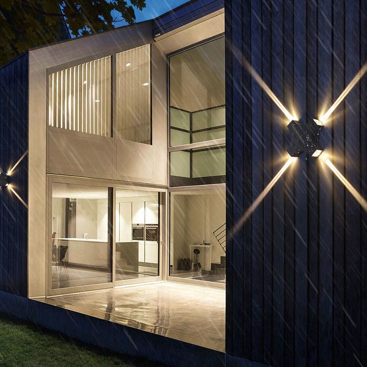 Multidichte geometrische wandkijklampen Hedendaagse stijl metalen wandgemonteerde lichten