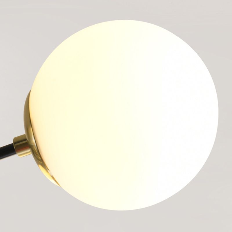 Ball Glass Shade Ceiling Light Modern Bedroom Ceiling Lamp Fixture