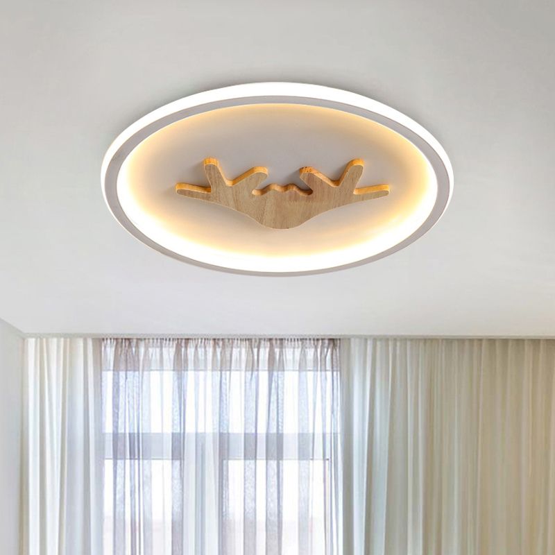 Illuminazione a montaggio a filo cervo acrilico grigio/bianco/verde LED LED LIGHITTO PER BEDAME CAMERA