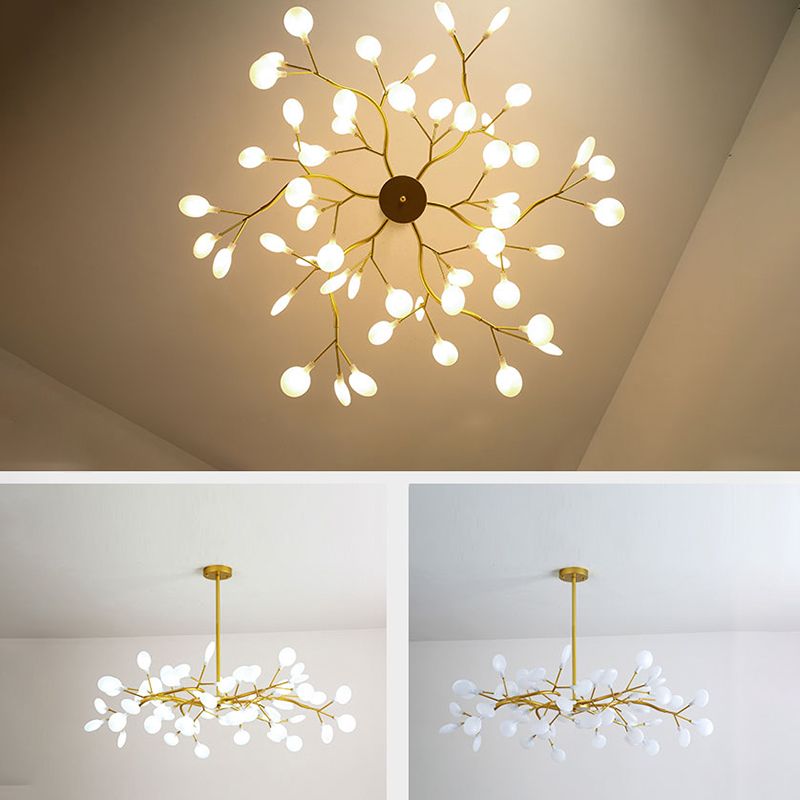 Rami di metallo lampadario lampadario a sospensione Light Style lampadario lampadario per camera da letto