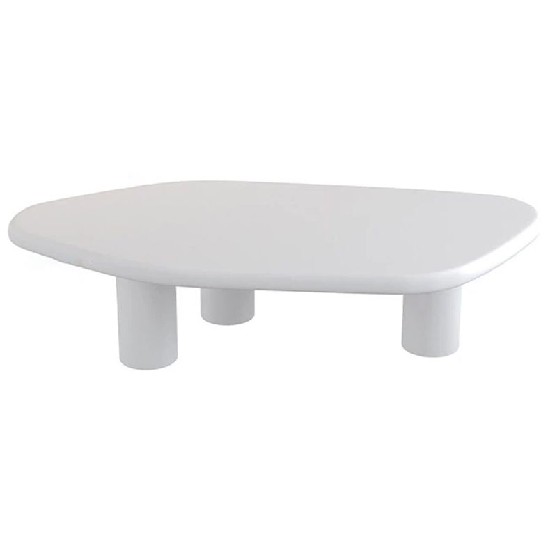 Wooden 3 Legs Coffee Table Scandinavian Style Coffee Table in White