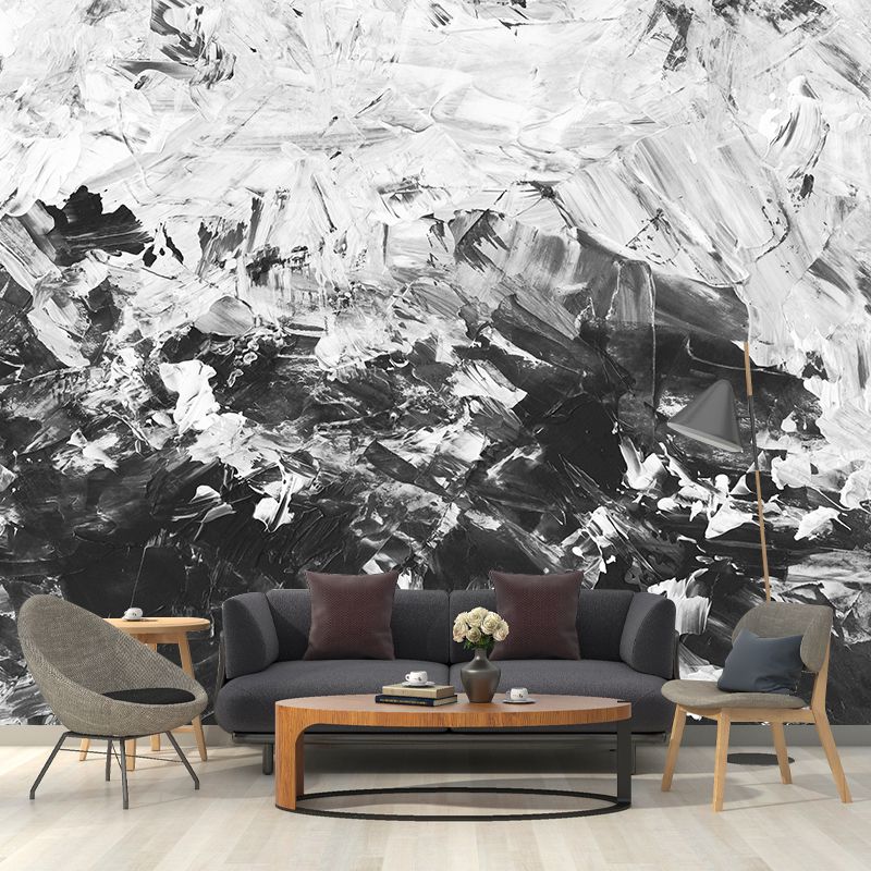 Mildew Resistant Abstract Pattern Mural Wallpaper Decorative Wall Art for Bedroom