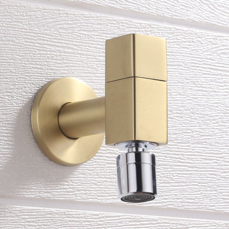 Glam Widespread Wall Mounted Bathroom Sink Faucet Knob Handle Brass Faucet
