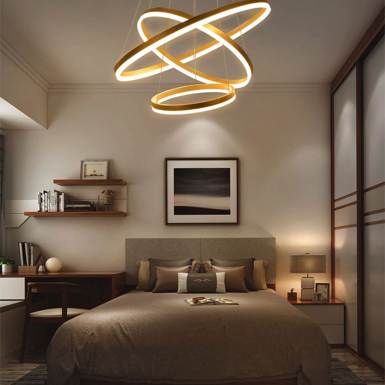 Pendre suspendant à lad la LED de style européen moderne pour salle à manger du salon