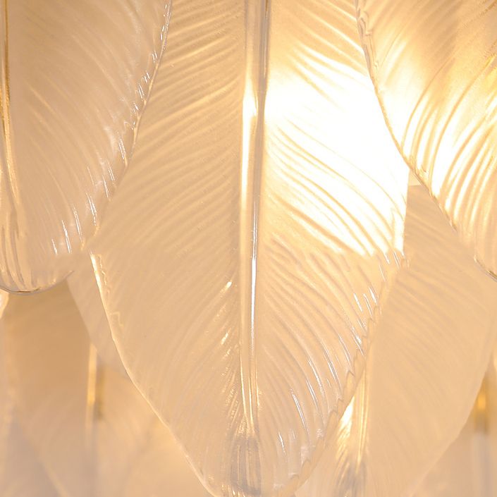 Nordic White Glass Shade Ceiling Lamp Simple Flush Mount Light Fixture