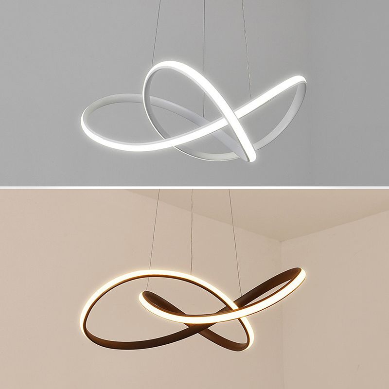 Nordic Modern Caractéristique Style LED PROSIBLE LUMIÈRE DE CHANDELIER POUR LA SALLE DU SOAU CHAMME SALLE