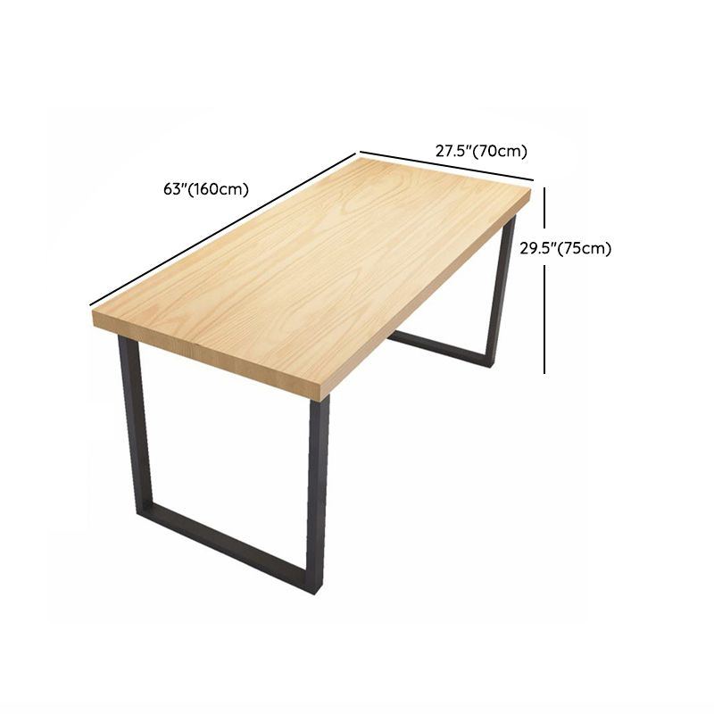 Industrial Dining Table Set 1/5/7 Pieces Solid Wood Dining Table with Chairs