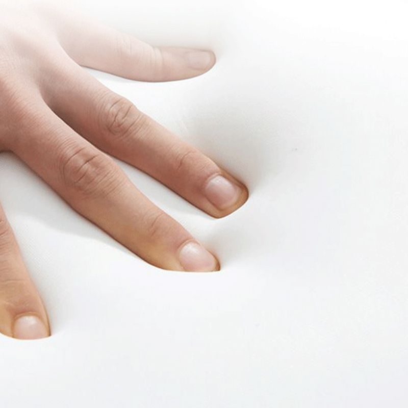 Contemporary Faux Leather Sleeper Pillow Top Arms Sofa Bed in Gray