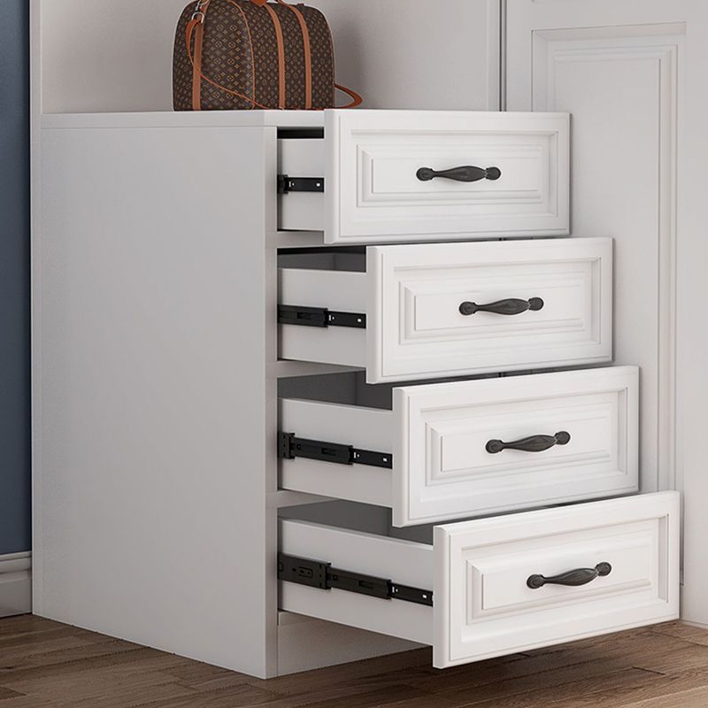 White Colour Wardrobe French Country Wooden Wardrobe Closet for Bedroom