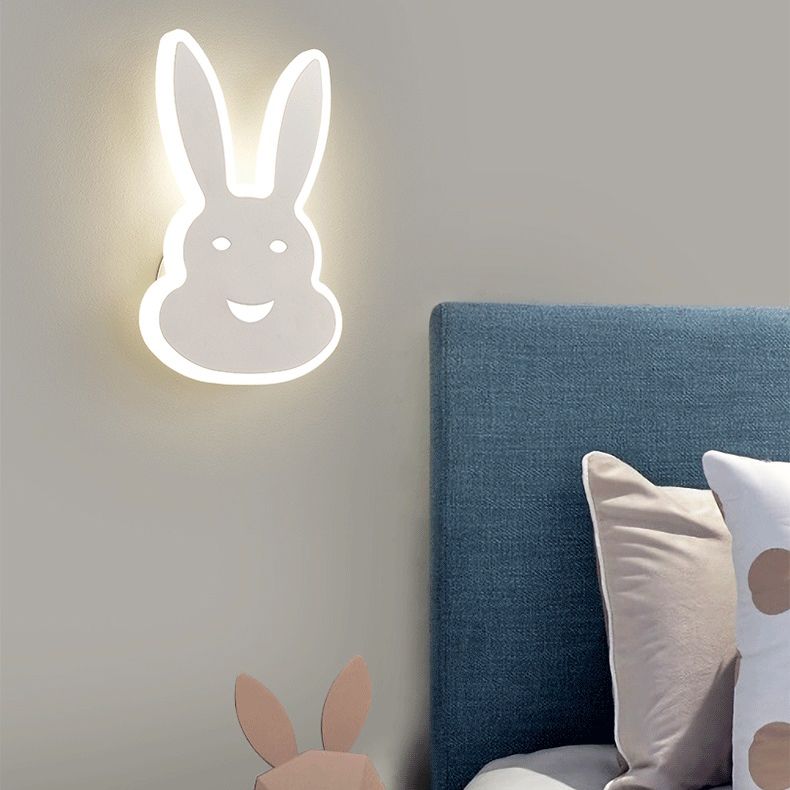 Unique Shade Single Light Wall Sconce Kids Style Metal Wall Mount Light Fixture