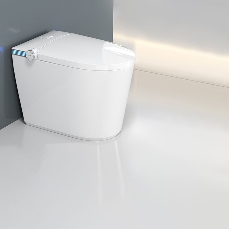 Modern All-In-One Toilet Bowl Siphon Jet Toilet with Soft-Close Seat for Bathroom