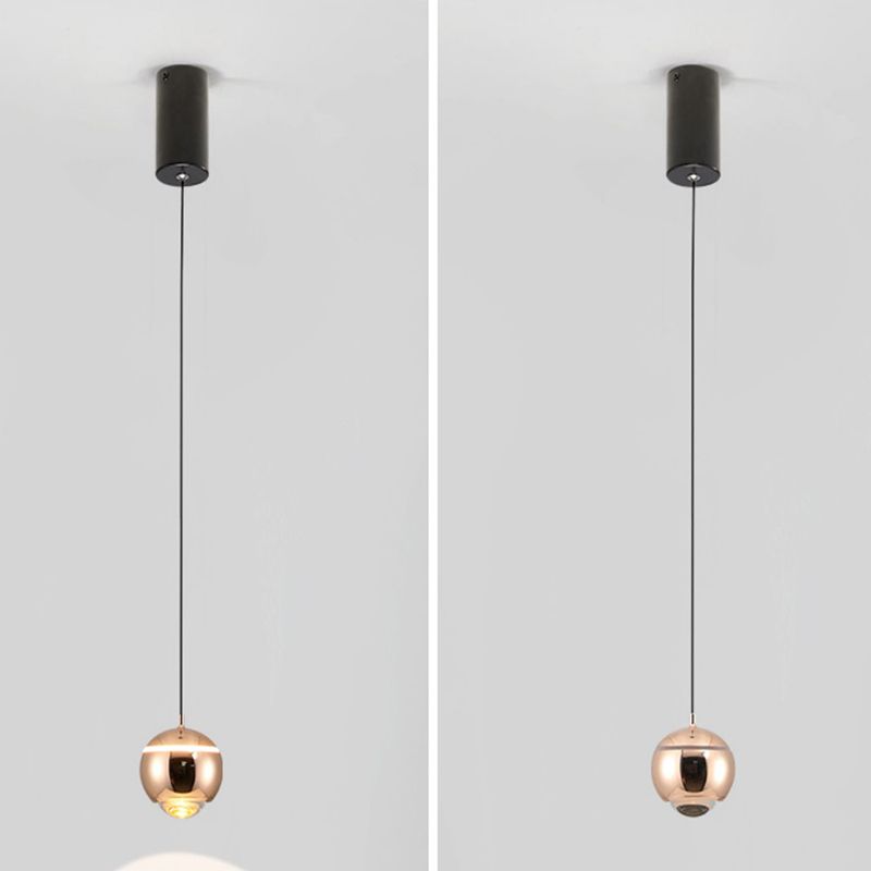 Postmoderne Aluminium -Anhänger Light Globe LED Hanging Anhänger für Schlafzimmer