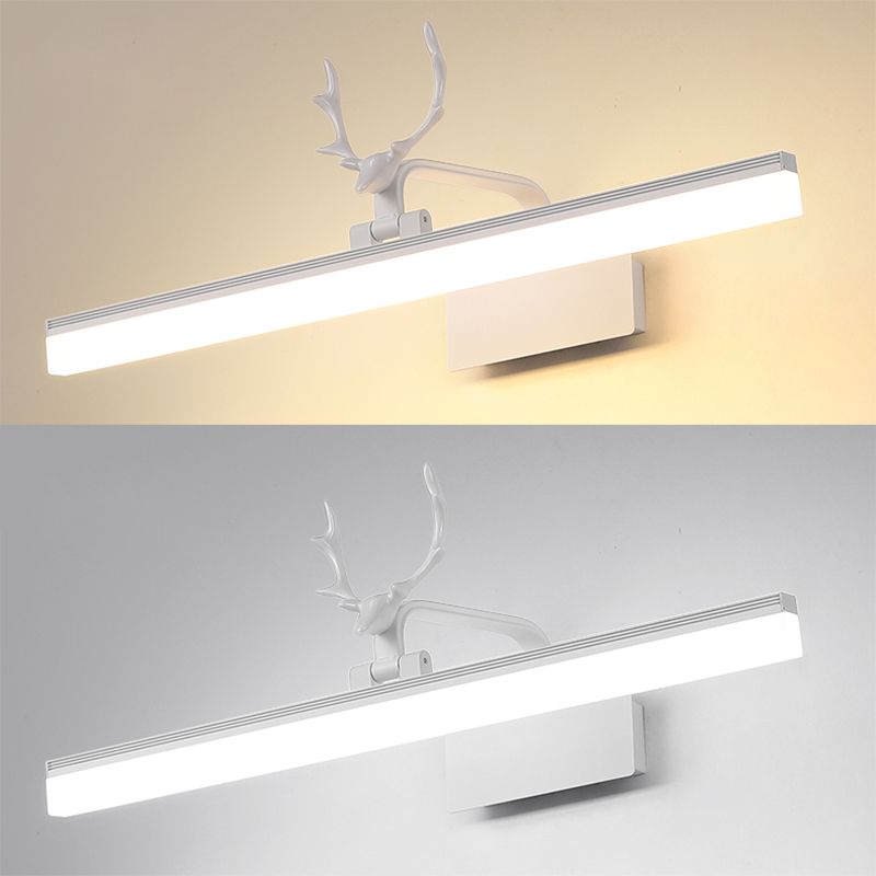 Modern Minimalist Style Linear Wall Mounted Vanity Lights Metal Vanity Sconce for Toilet