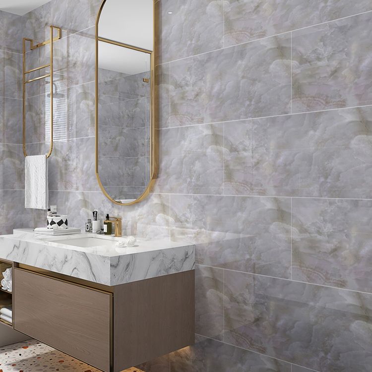 Single Tile Wallpaper Contemporary Plastic Peel and Stick Wall Tile
