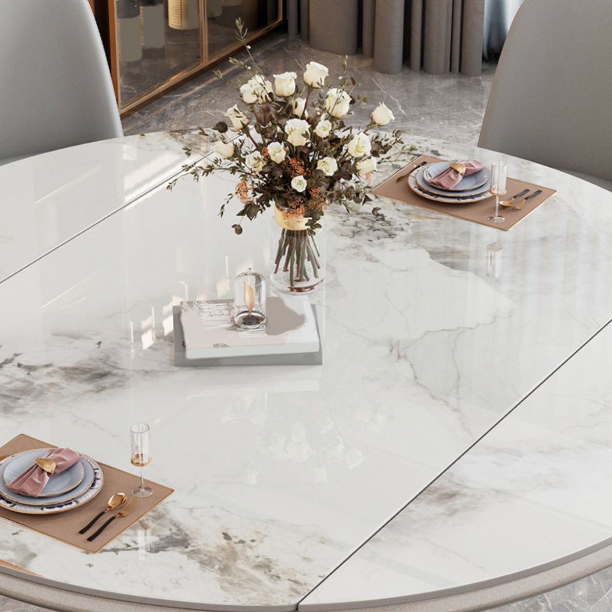 1/7 Piece Contemporary Style Dining Room Furniture Set for Home