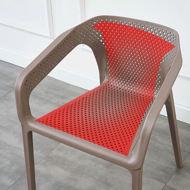 Chaise de salle à manger en plastique de style moderne chaise de salle à manger pour salle à manger