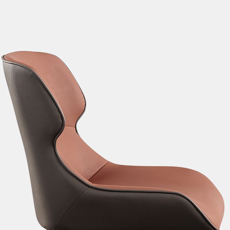 Contemporary Style Leather Dining Chairs Wingback Chair for Kitchen