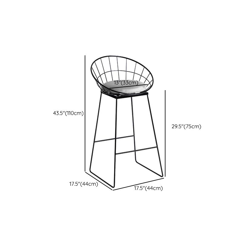 1/2/3 Pieces Industrial Iron Bar Table Set Round Bistro Set with Grey Stone Top