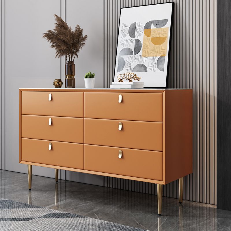 Glam Solid Wood Storage Chest Bedroom 16" Wide Chest with Drawers