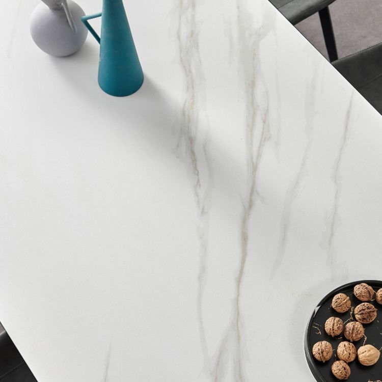 Nordic Kitchen Stone Furniture 1/5/7 Pcs Standard Height Casual Dining Room Table Set