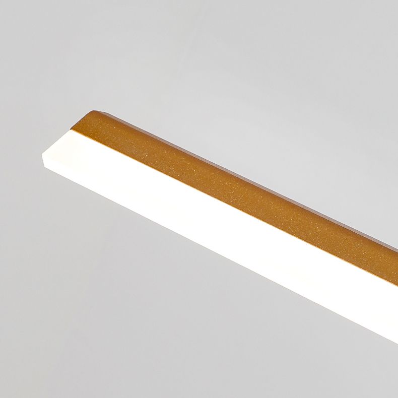 Modern Chandelier Linear Acrylic Island Chandelier Lights for Dining Room