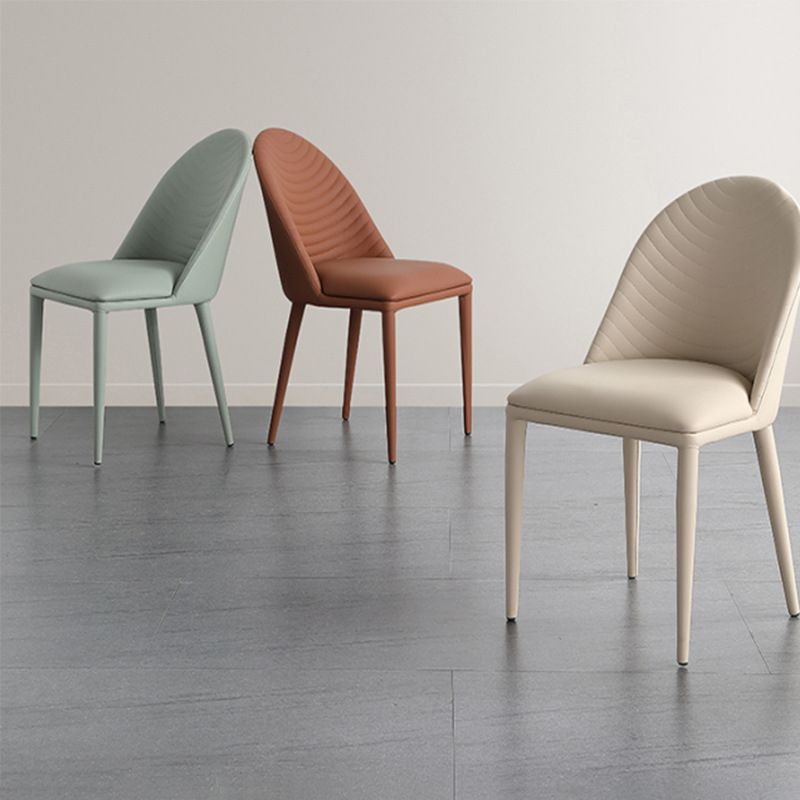 Parsons Dining Room Chair Upholstered Armless Dining Chairs for Home