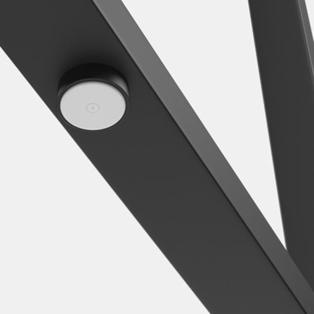 Industrial Rectangle Dining Stool Iron Footrest Bar Stool for Bristol